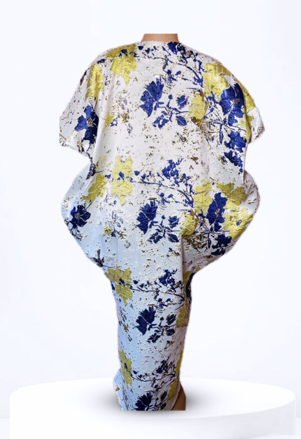 Kaftan bubu Damask gown