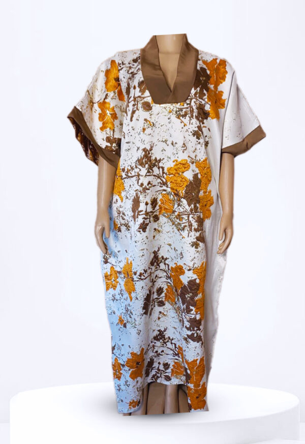 Bubu Kaftan with Overlapping Placket