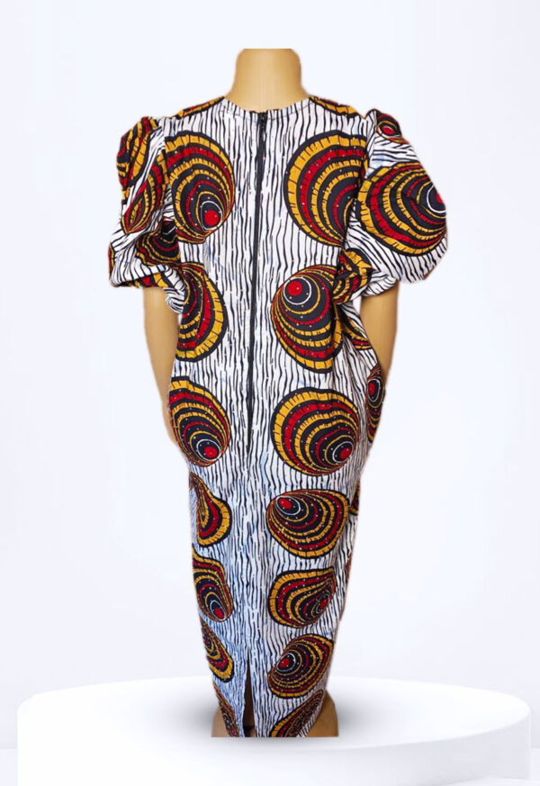 Stoned straight ankara style with two pieces (head tie)