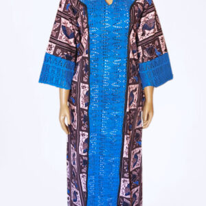 Ankara Bubu with Lace Collar