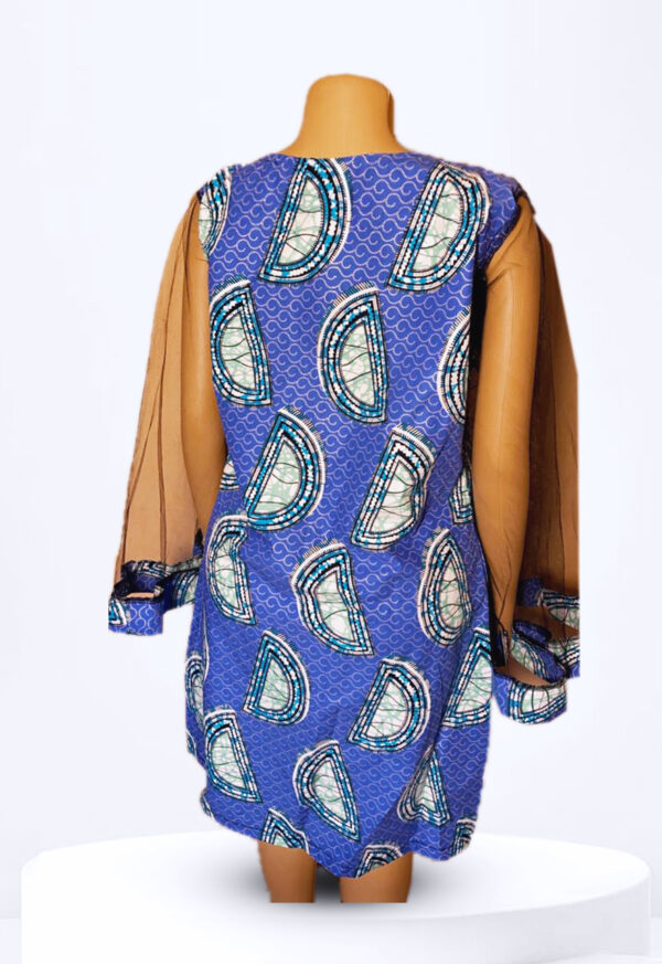 AShape Gown with Bell Sleeve - Image 2