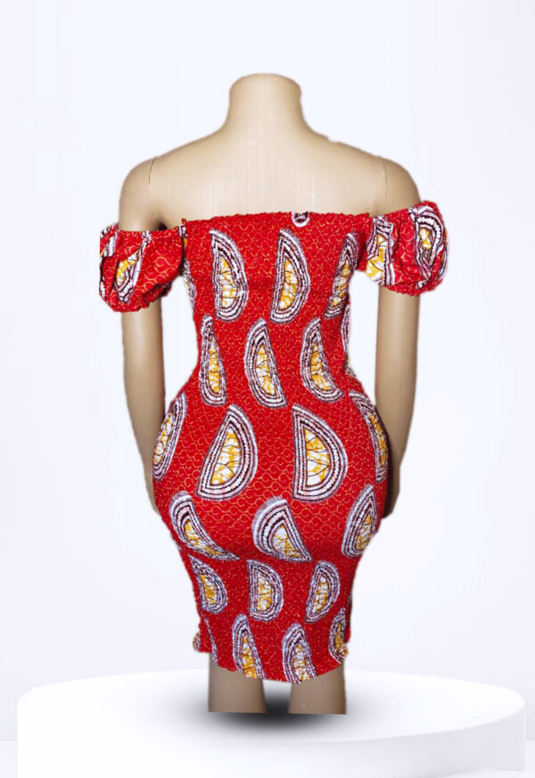 Ankara Smoked Gown