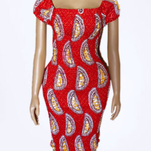 Ankara Smoked Gown