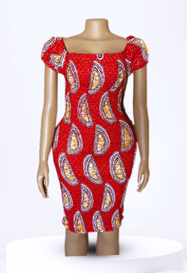 Ankara Smoked Gown